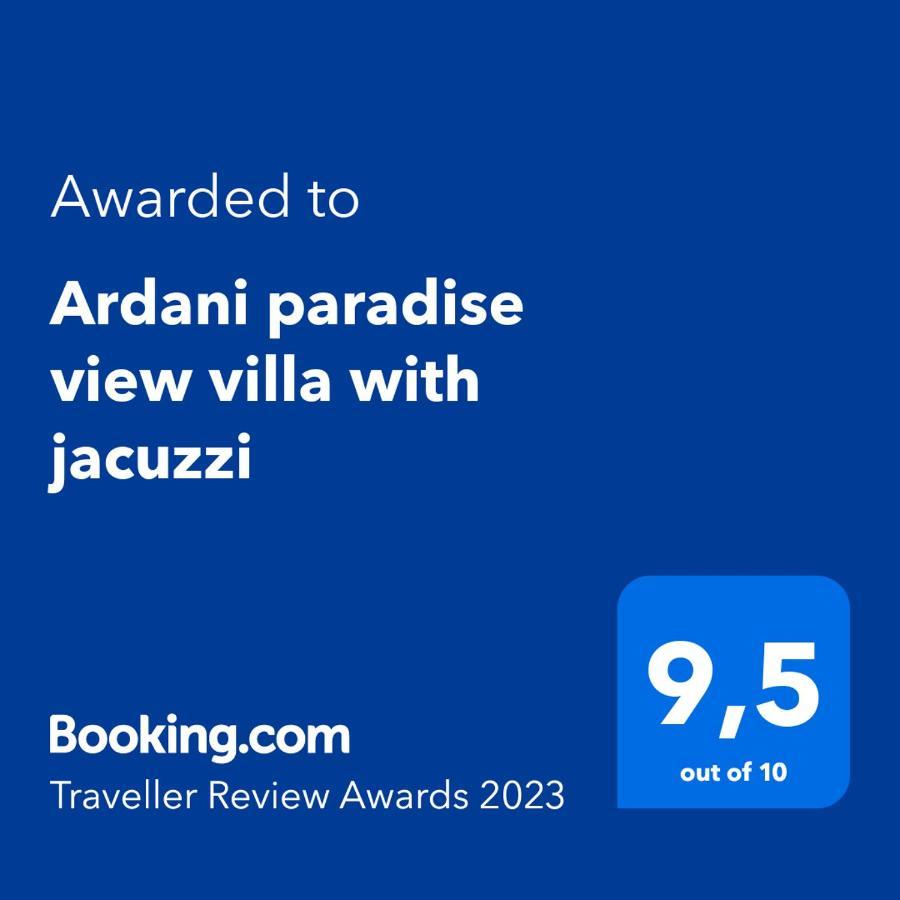 Ardani paradise view villa with jacuzzi Amoopi Esterno foto